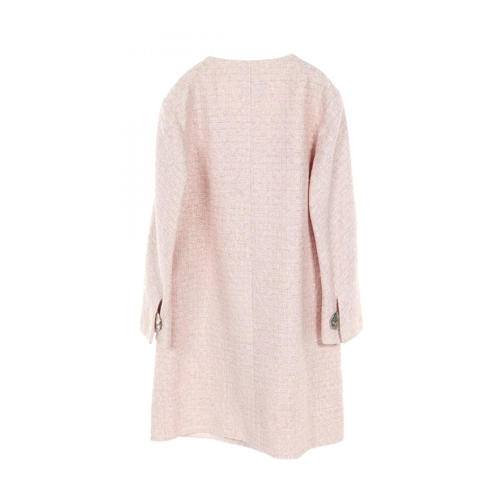 Chanel Silk Polyester Outerwear Pink