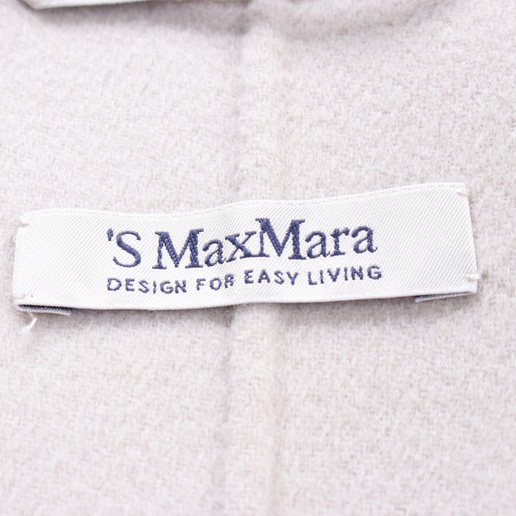 Max Mara Wool Outerwear Beige