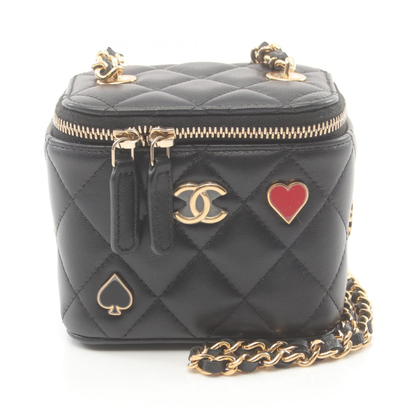 Chanel Lambskin Matelasse Small Vanity Bag AP3078