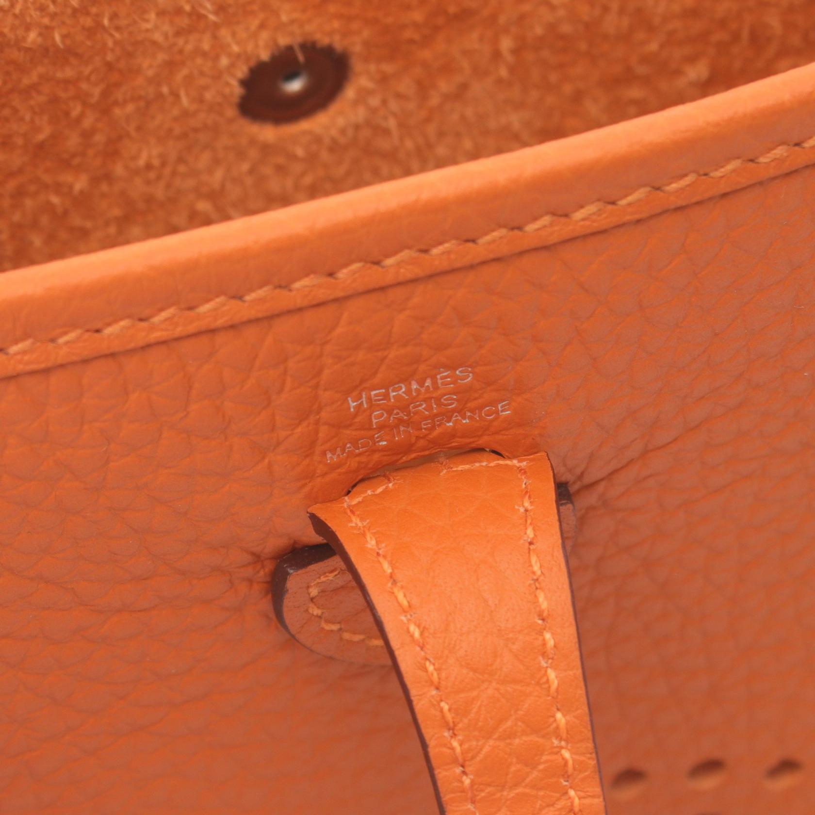 Hermes Evelyne TPM Shoulder Bag Orange