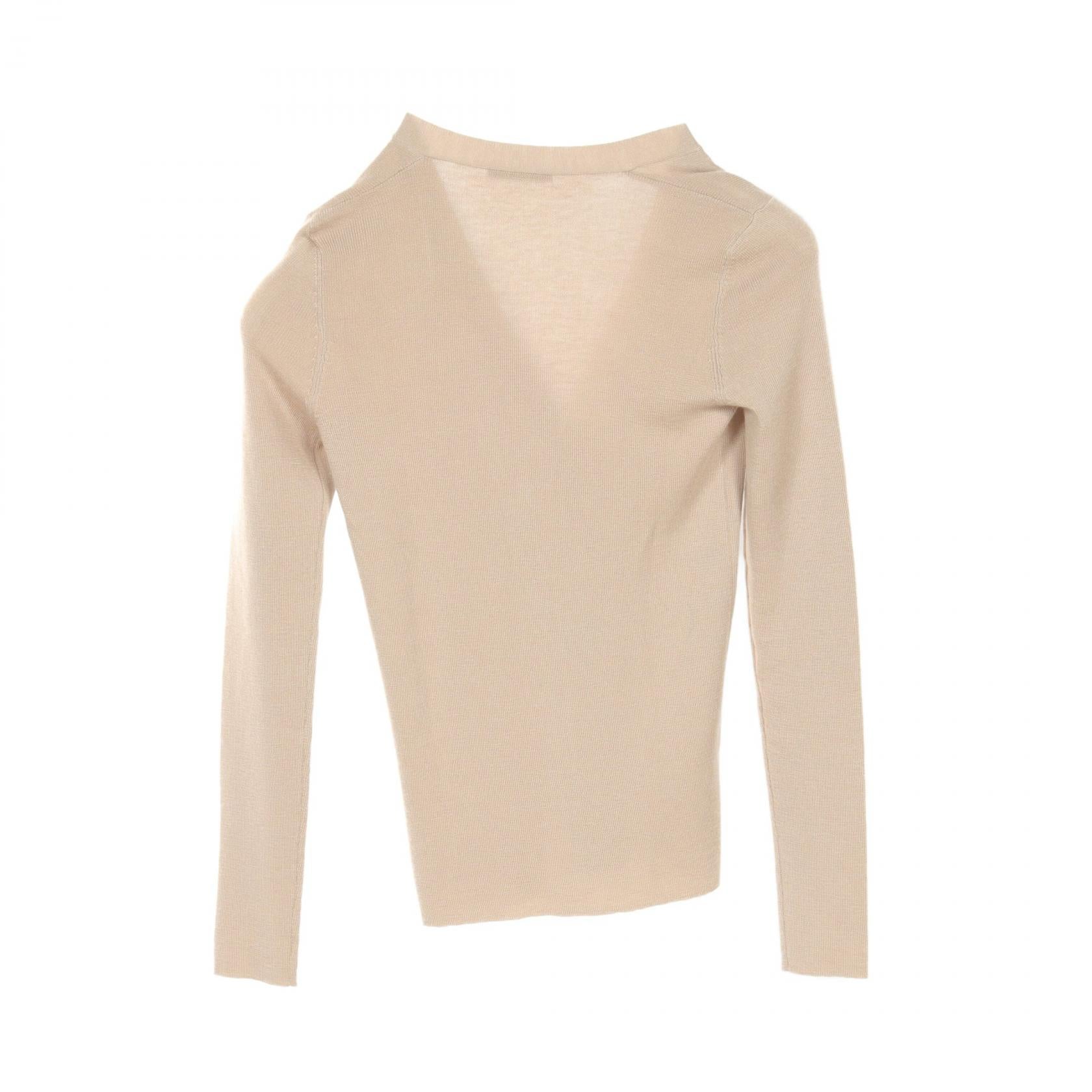 Prada Cashmere Silk Cardigan Beige