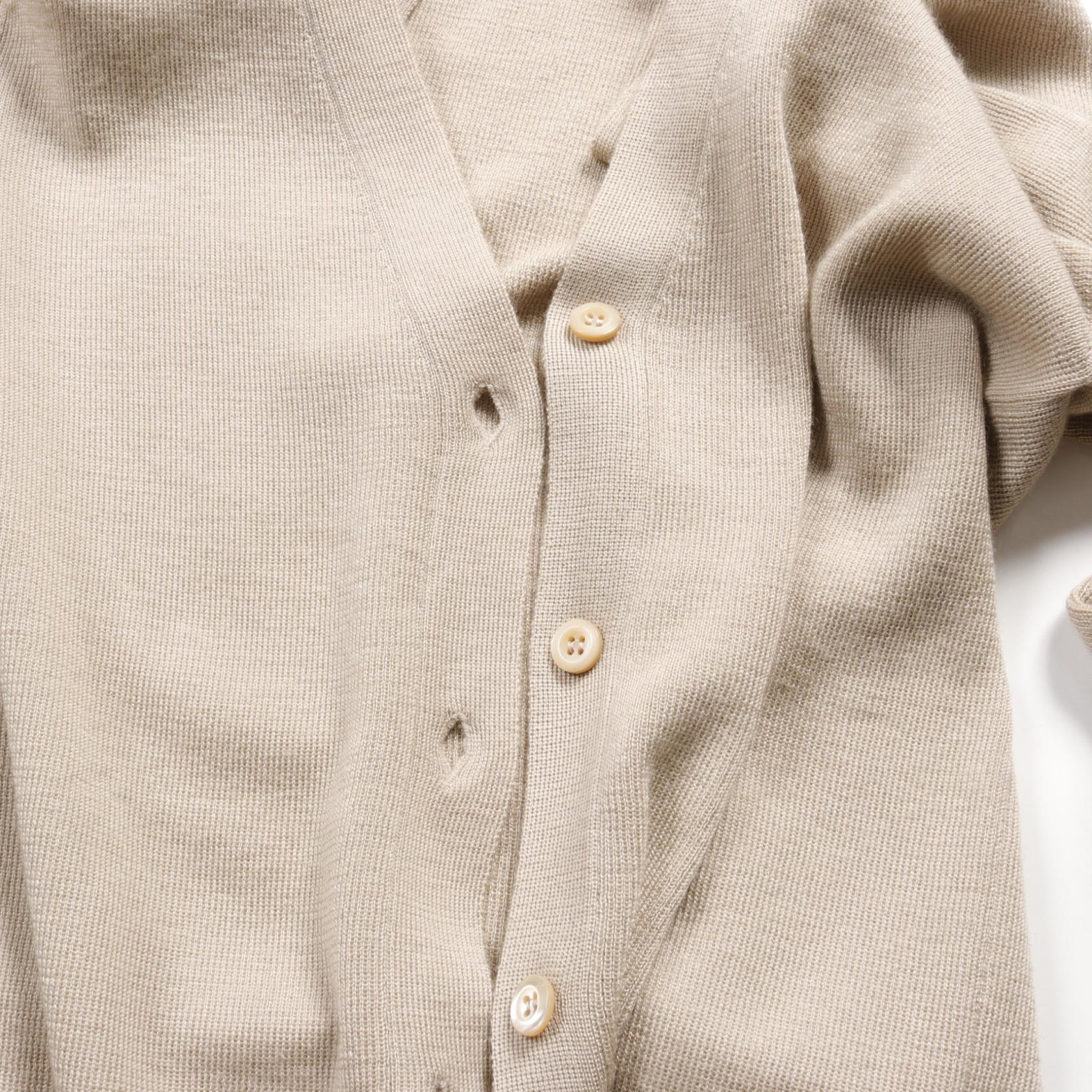 Prada Cashmere Silk Cardigan Beige