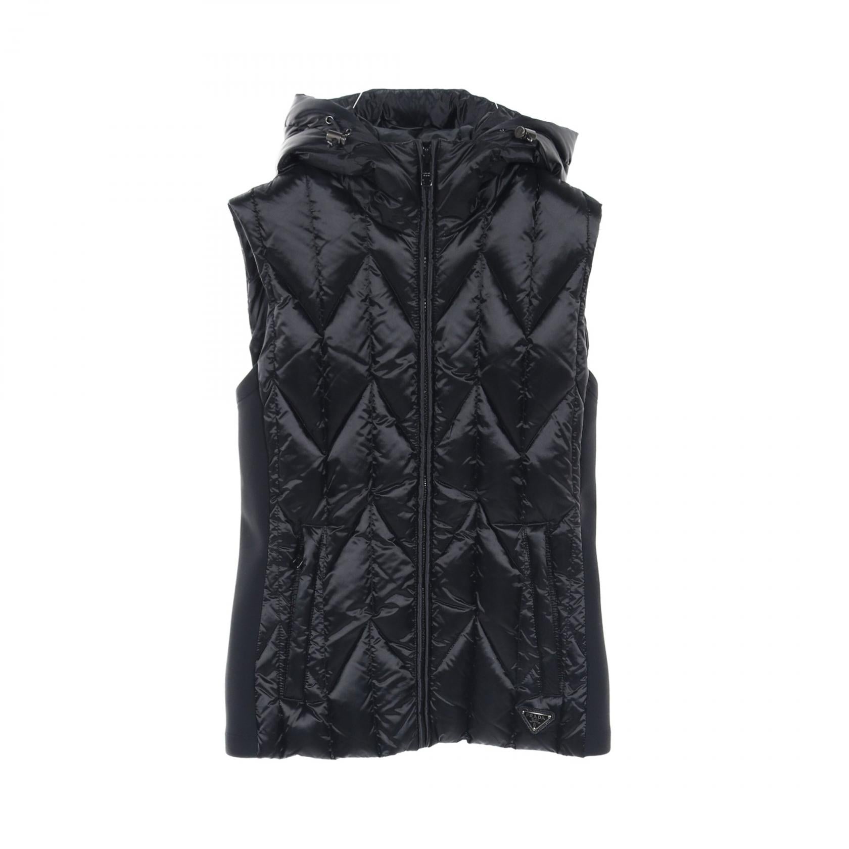 Prada Nylon Down Vest Black 29B984