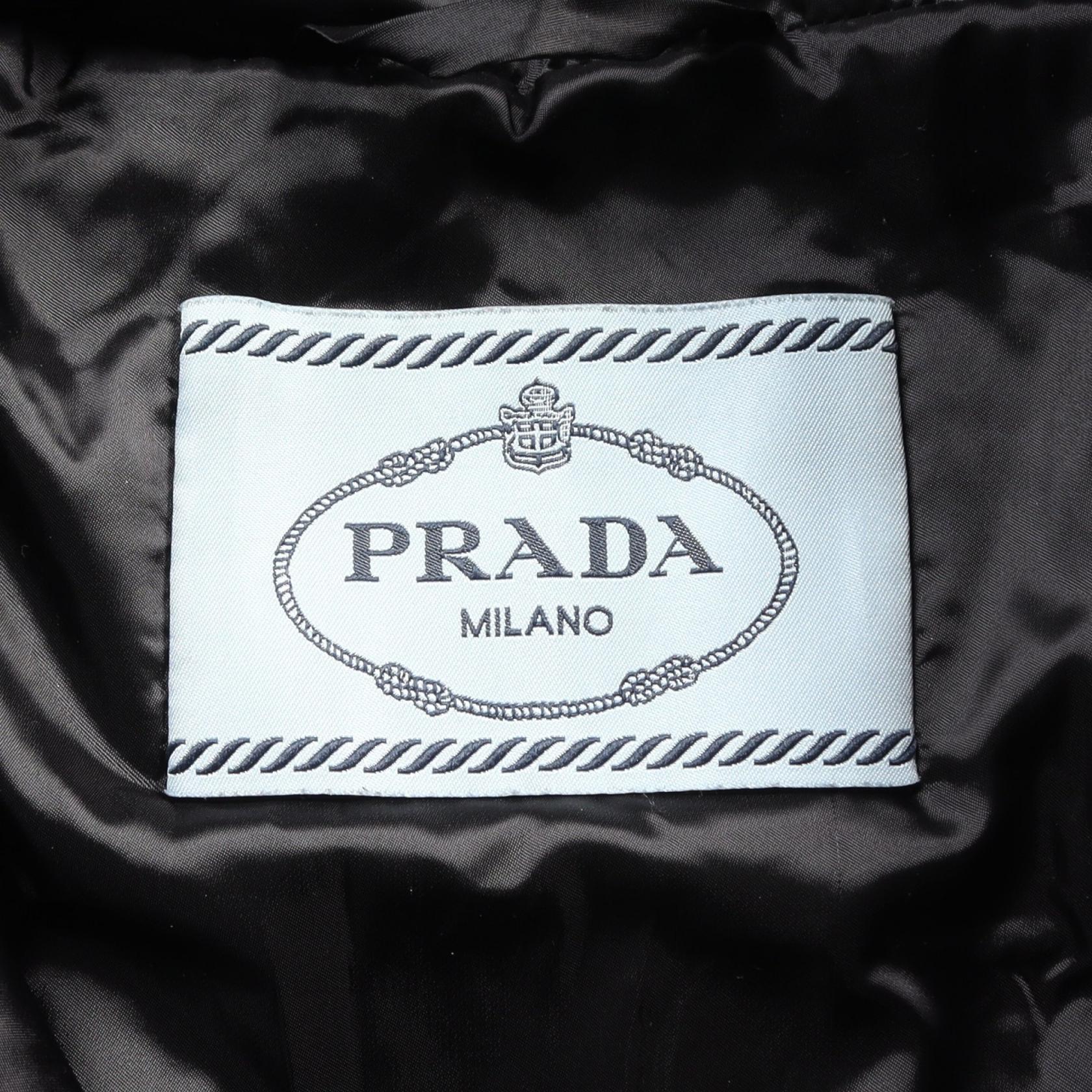 Prada Nylon Down Vest Black 29B984