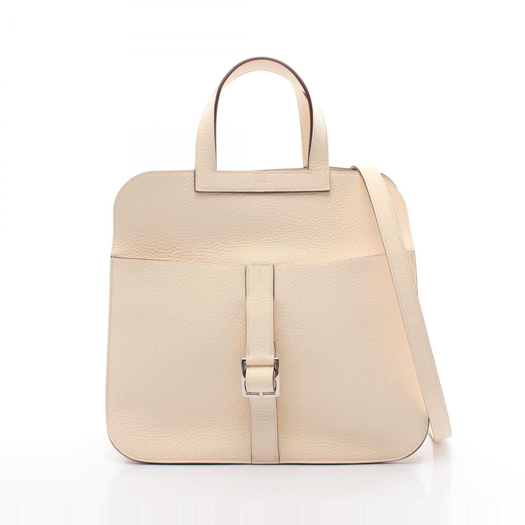 Hermes Arzan 31 Handbag Ivory