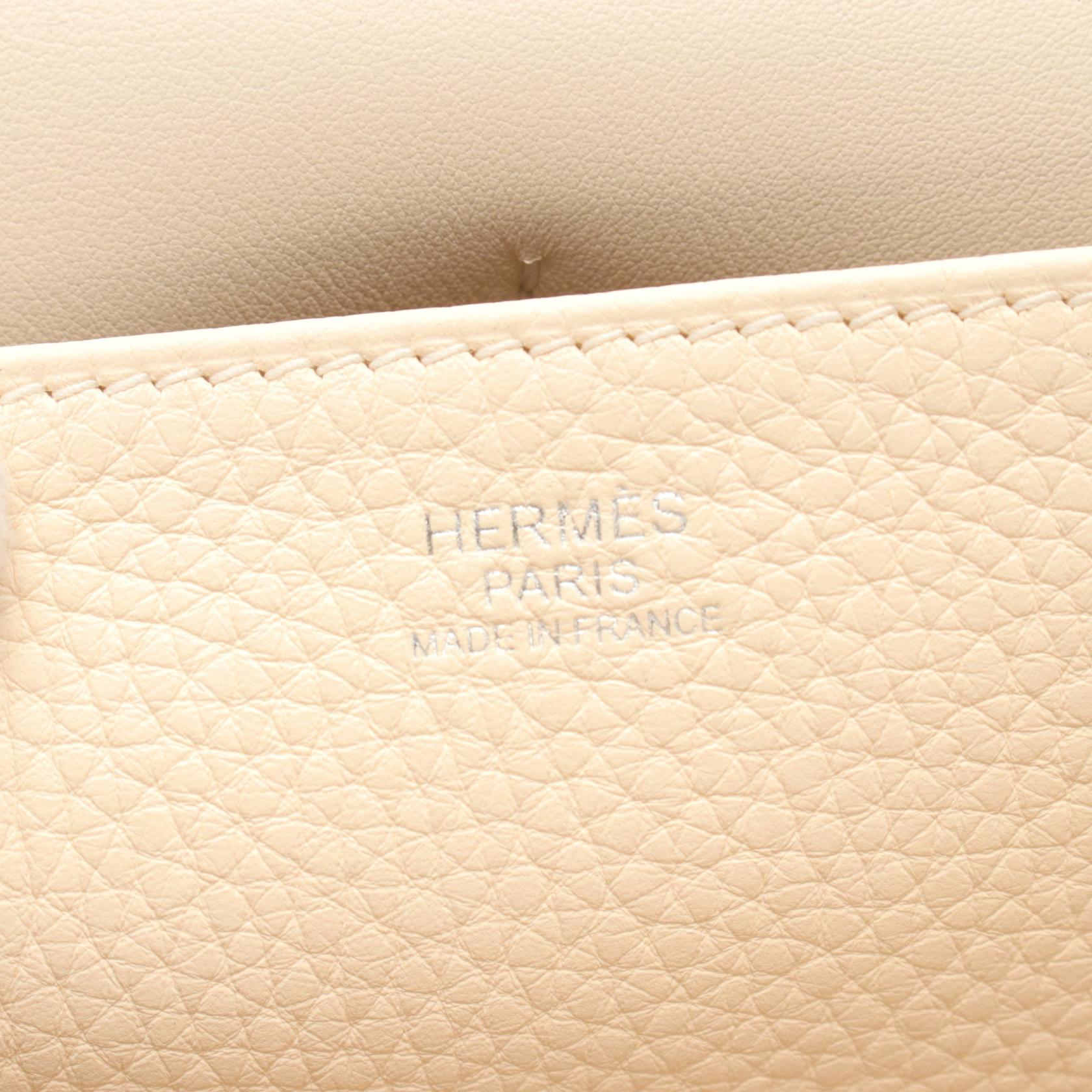 Hermes Arzan 31 Handbag Ivory