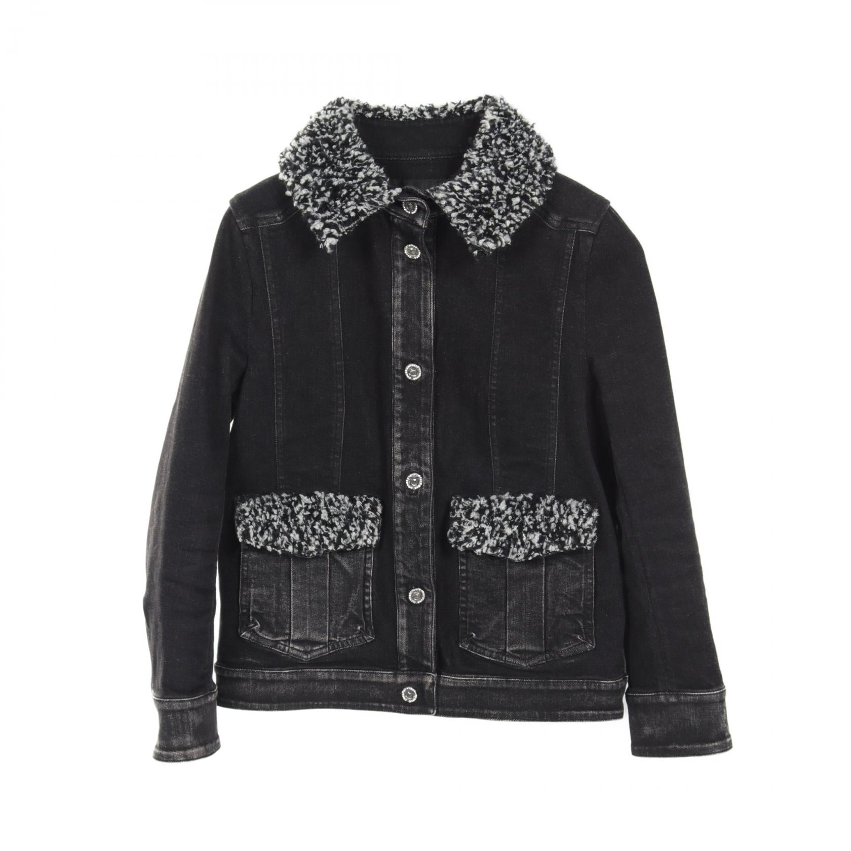 Chanel Denim Jacket Cotton Outerwear