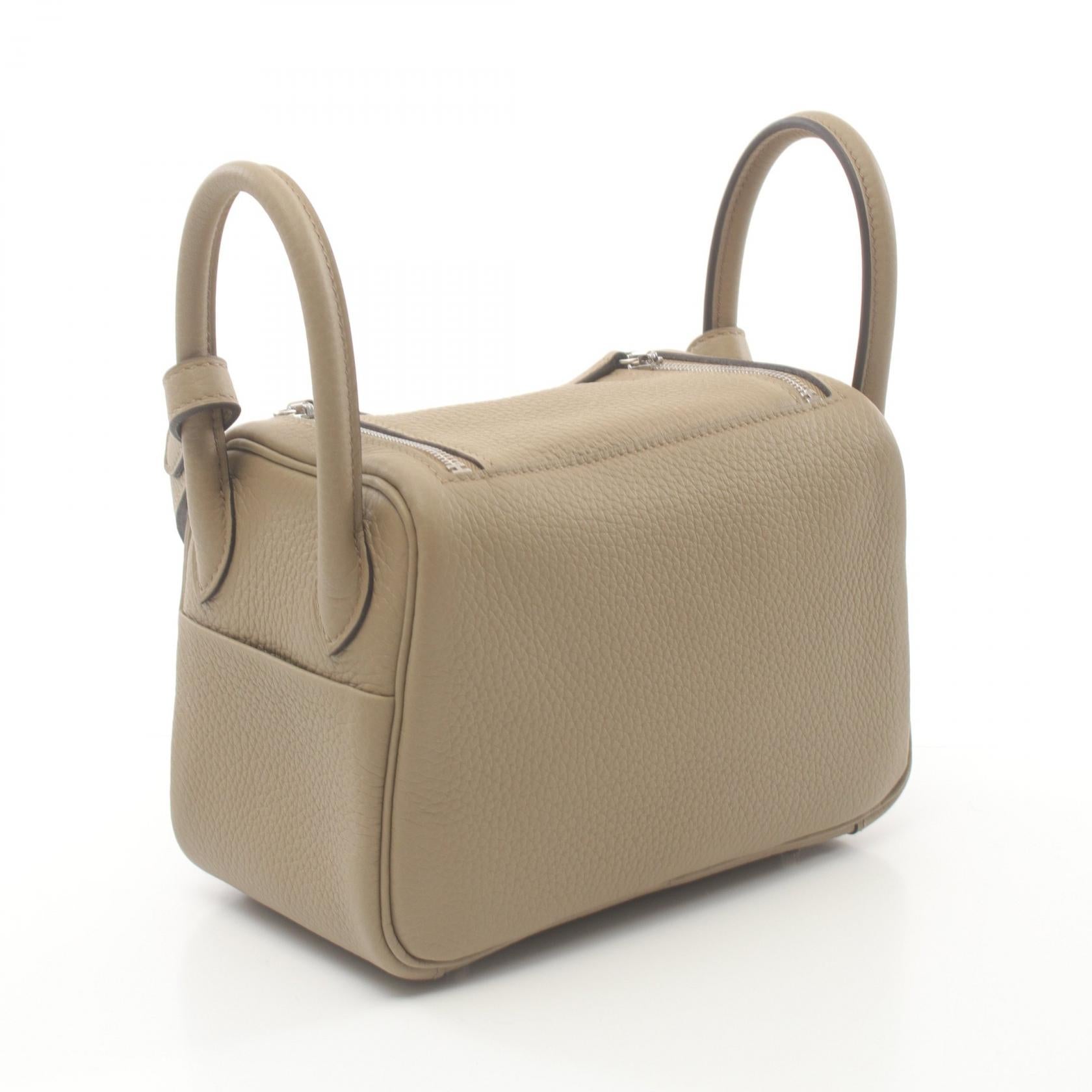 Hermes Lindy Mini Shoulder Bag Beige