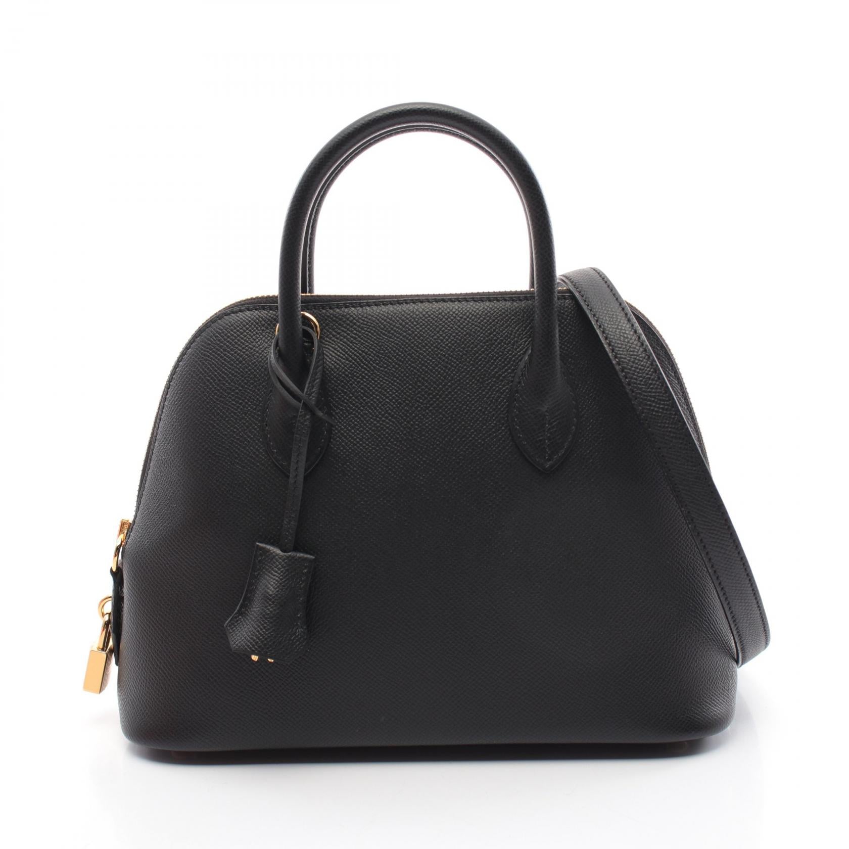 Hermes Bolide 1923 25 Handbag Black