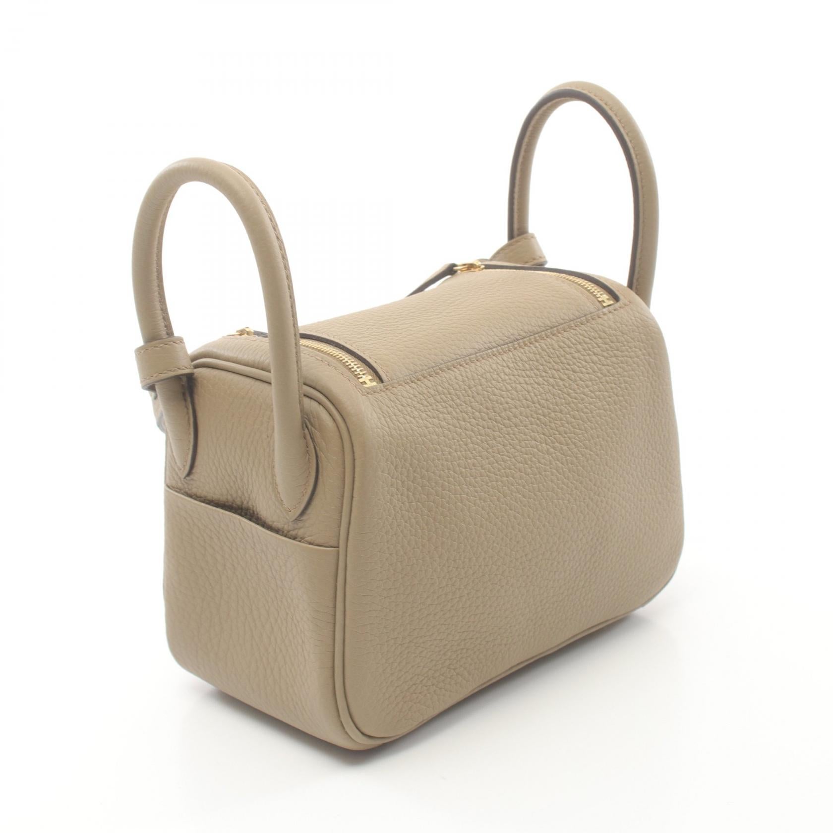 Hermes Lindy Mini Shoulder Bag Beige