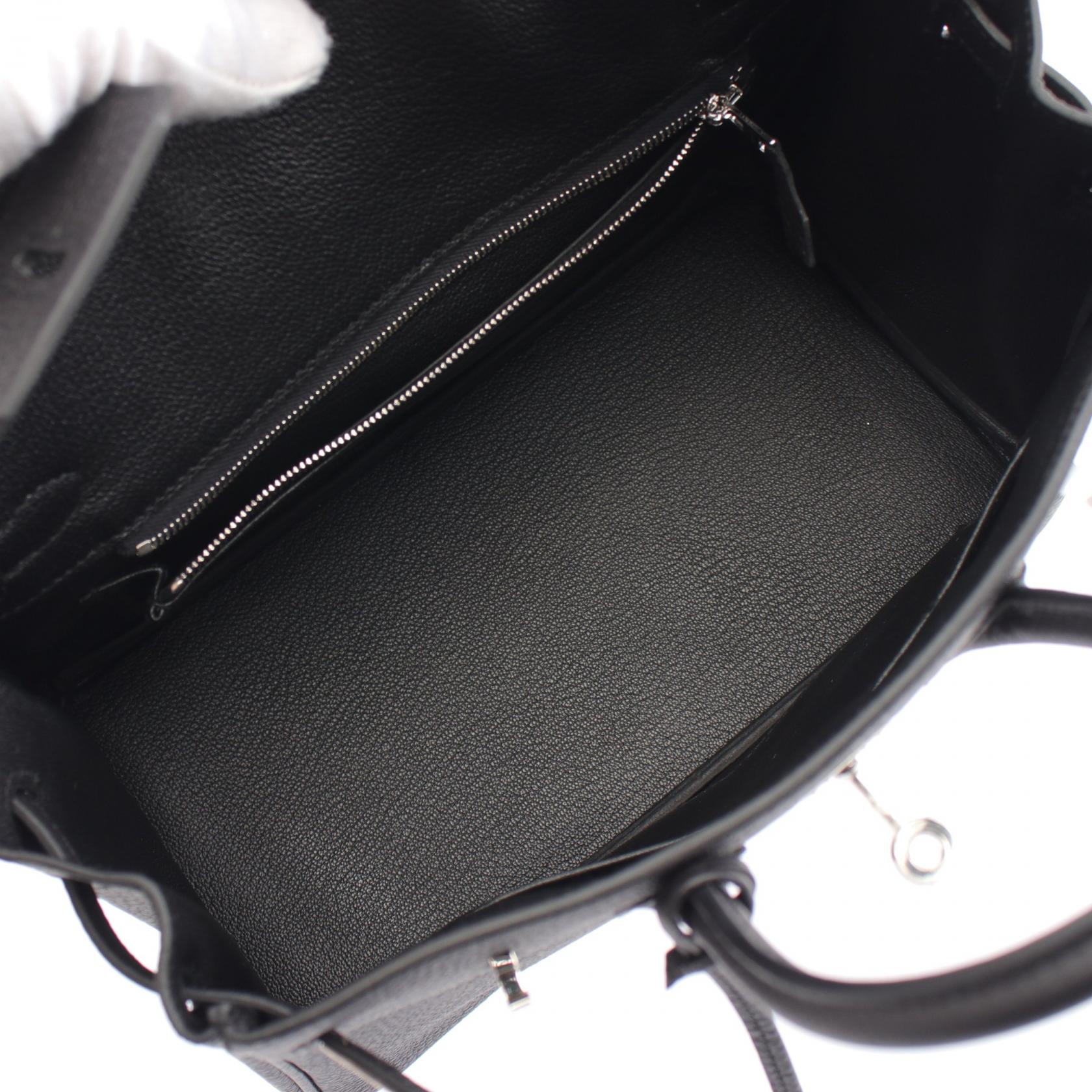 Hermes Birkin 25 Togo Handbag Black