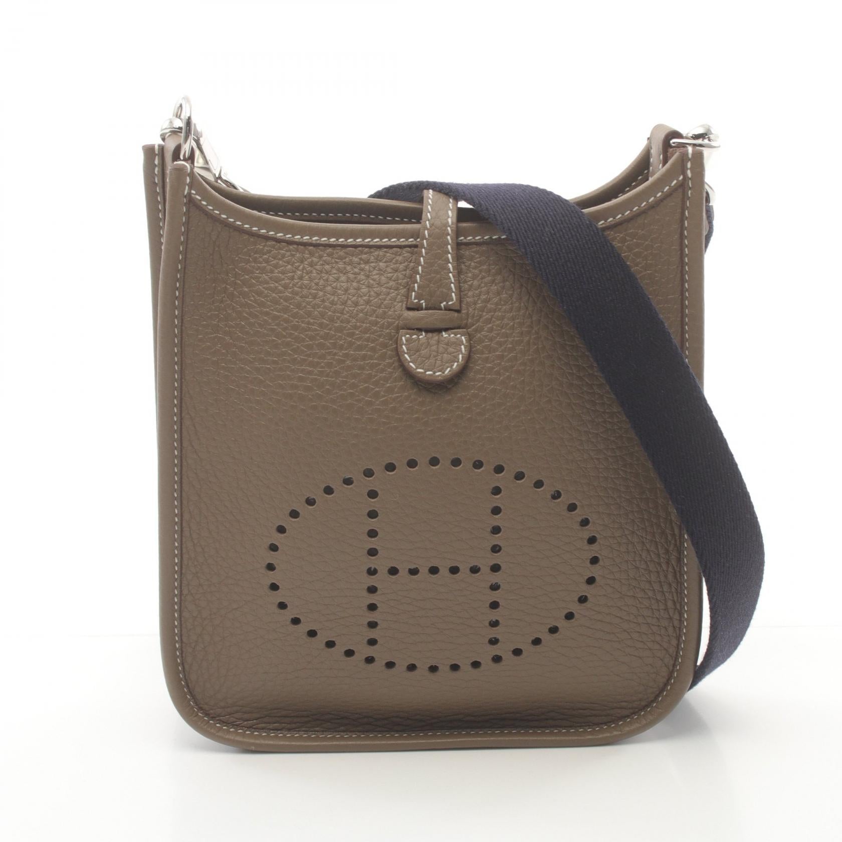 Hermes Evelyne TPM Shoulder Bag Brown