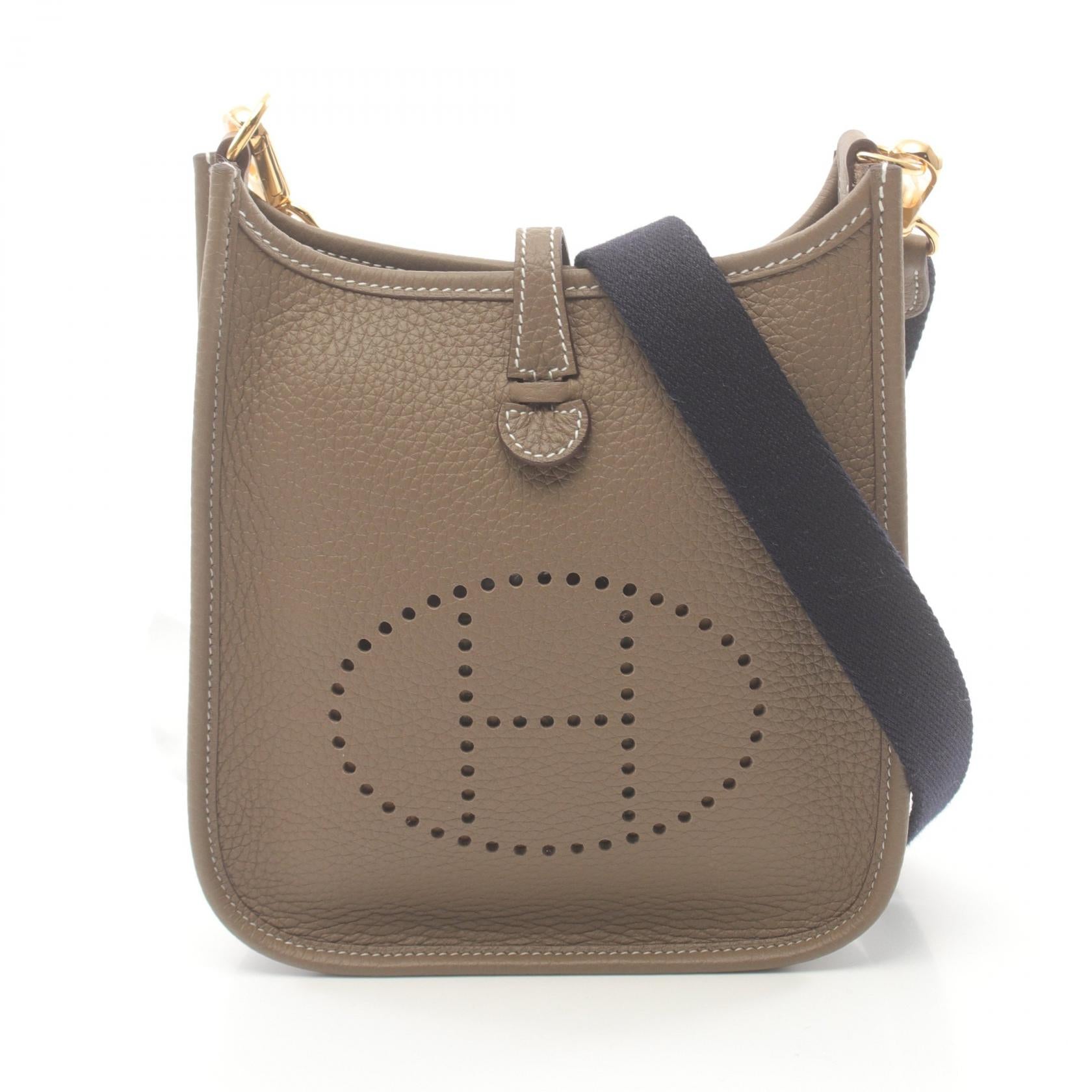 Hermes Evelyne TPM Shoulder Bag Brown