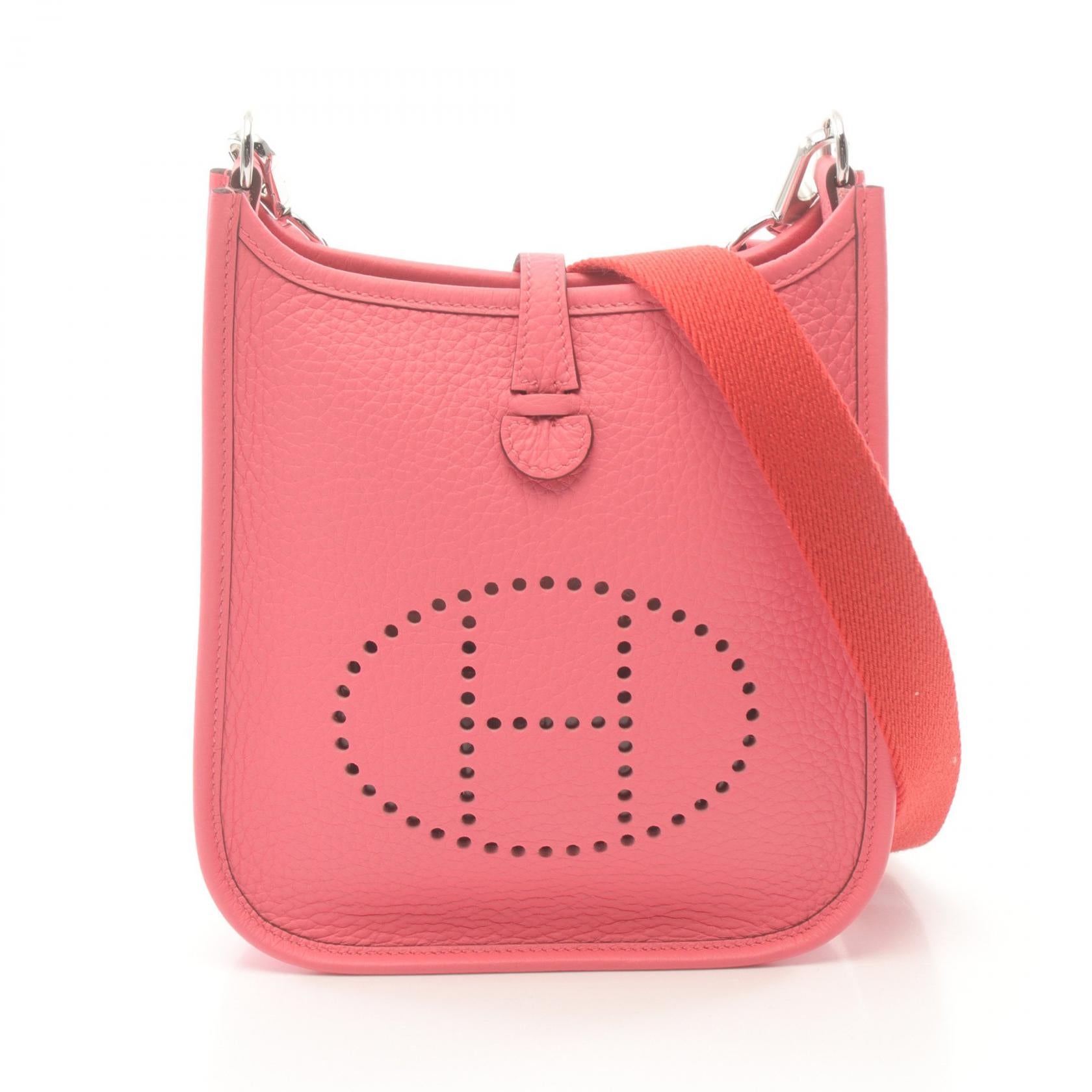 Hermes Evelyne TPM Shoulder Bag Pink