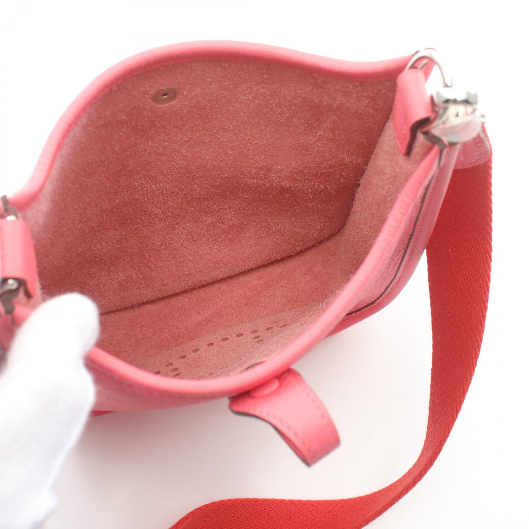 Hermes Evelyne TPM Shoulder Bag Pink