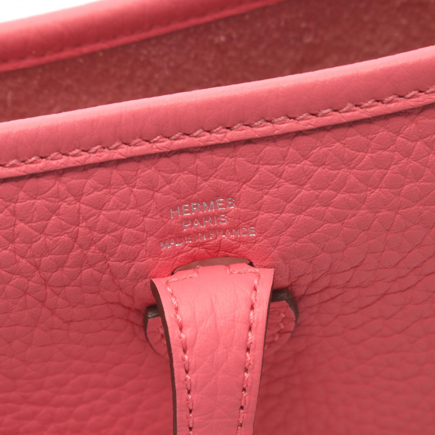 Hermes Evelyne TPM Shoulder Bag Pink