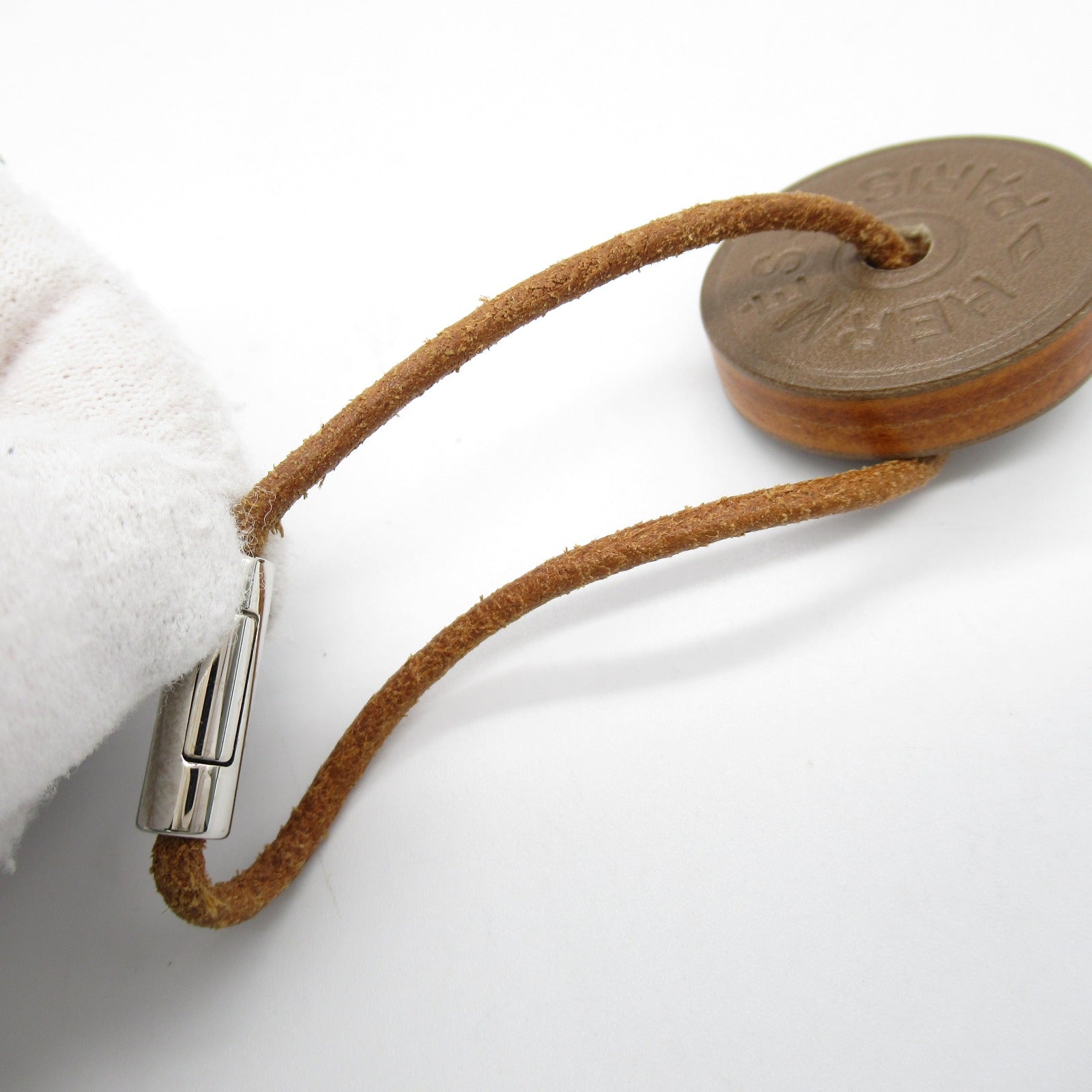 Hermes Leather Wood Key Holder