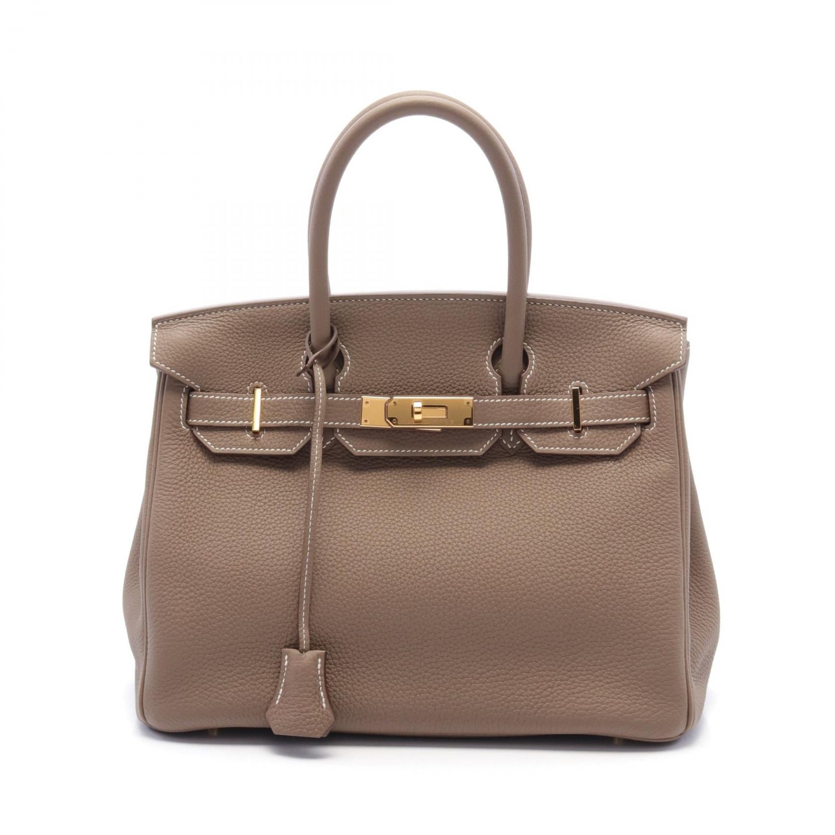 Hermes Birkin 30 Togo Handbag Brown