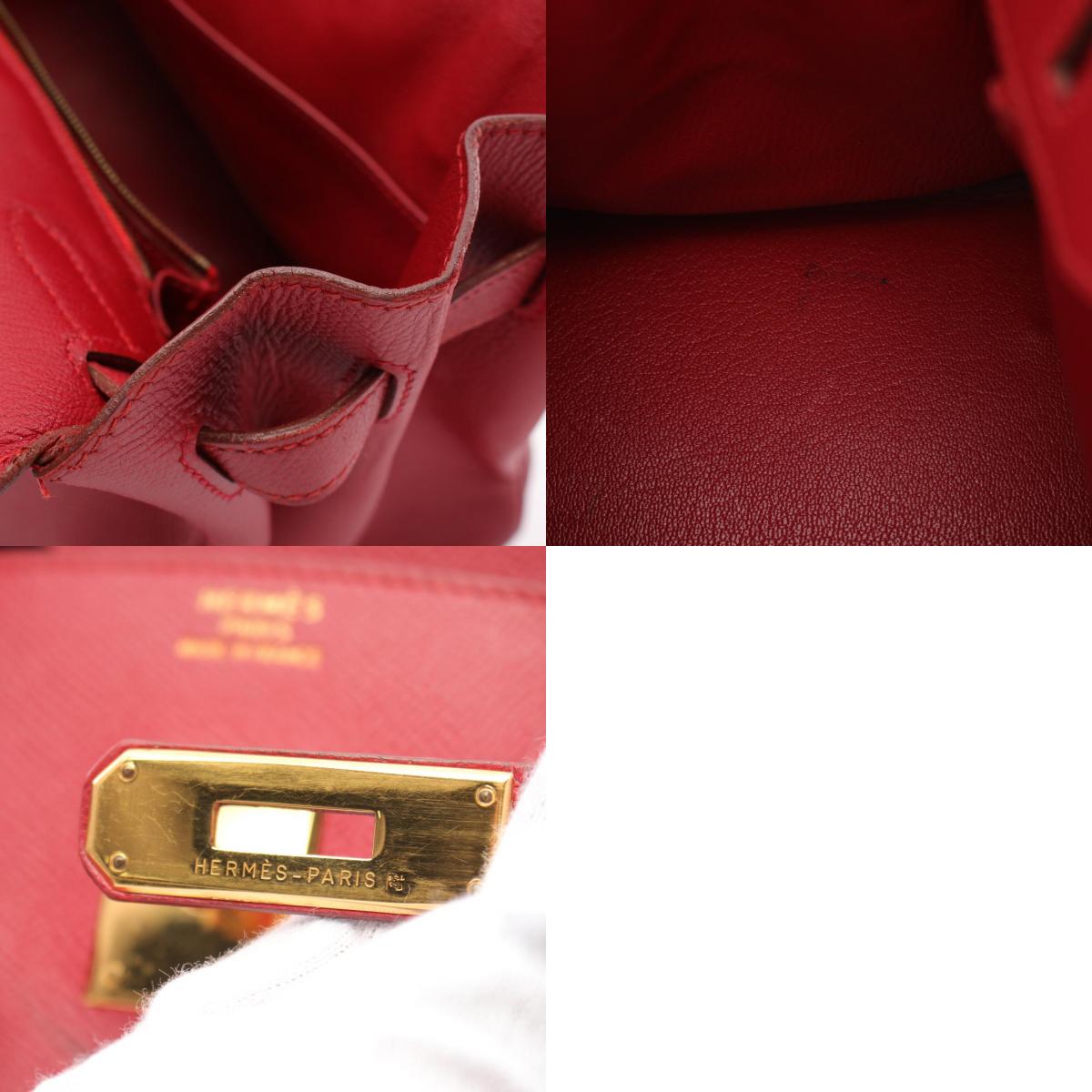 Hermes Birkin 30 Handbag Red