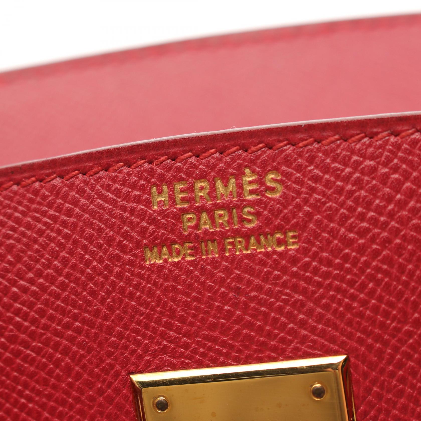 Hermes Birkin 30 Handbag Red