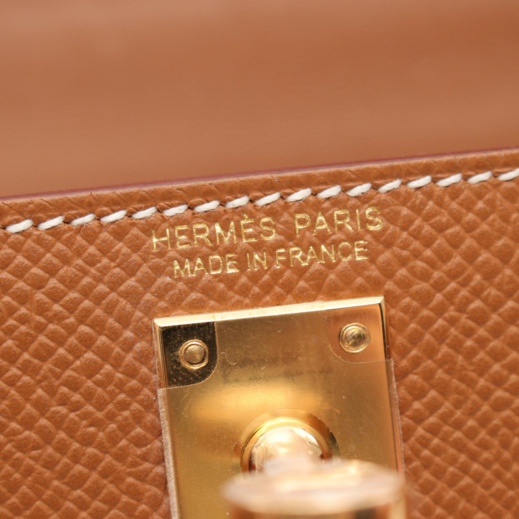 Hermes Mini Kelly 2 Handbag Brown