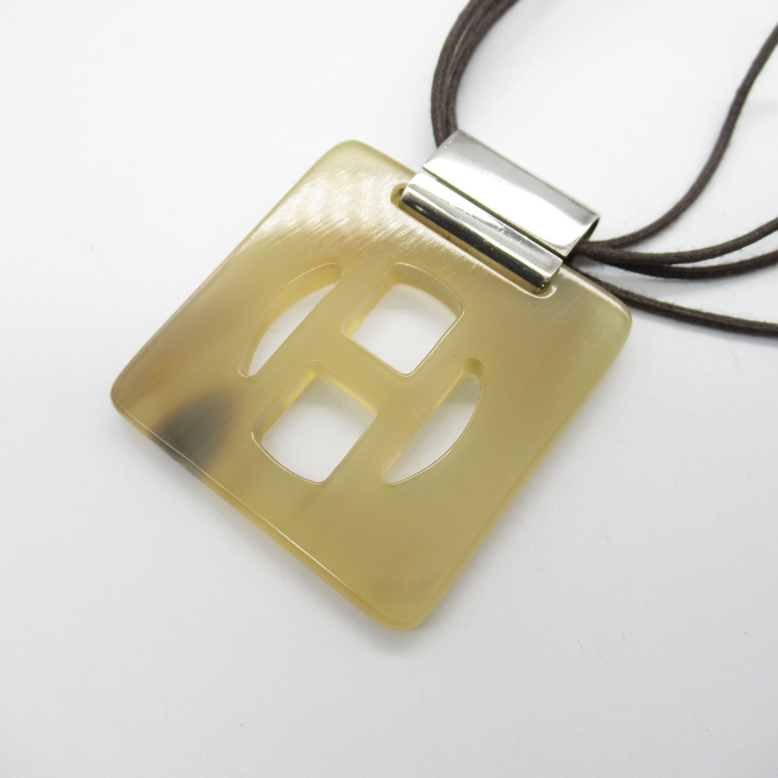 Hermes Buffalo Horn Necklace Jewelry