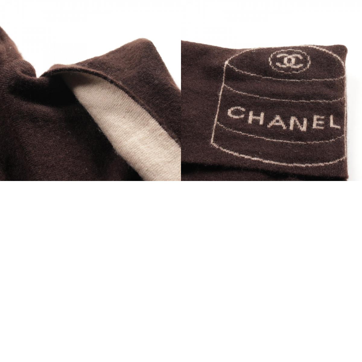 Chanel Cashmere Knit Top Brown