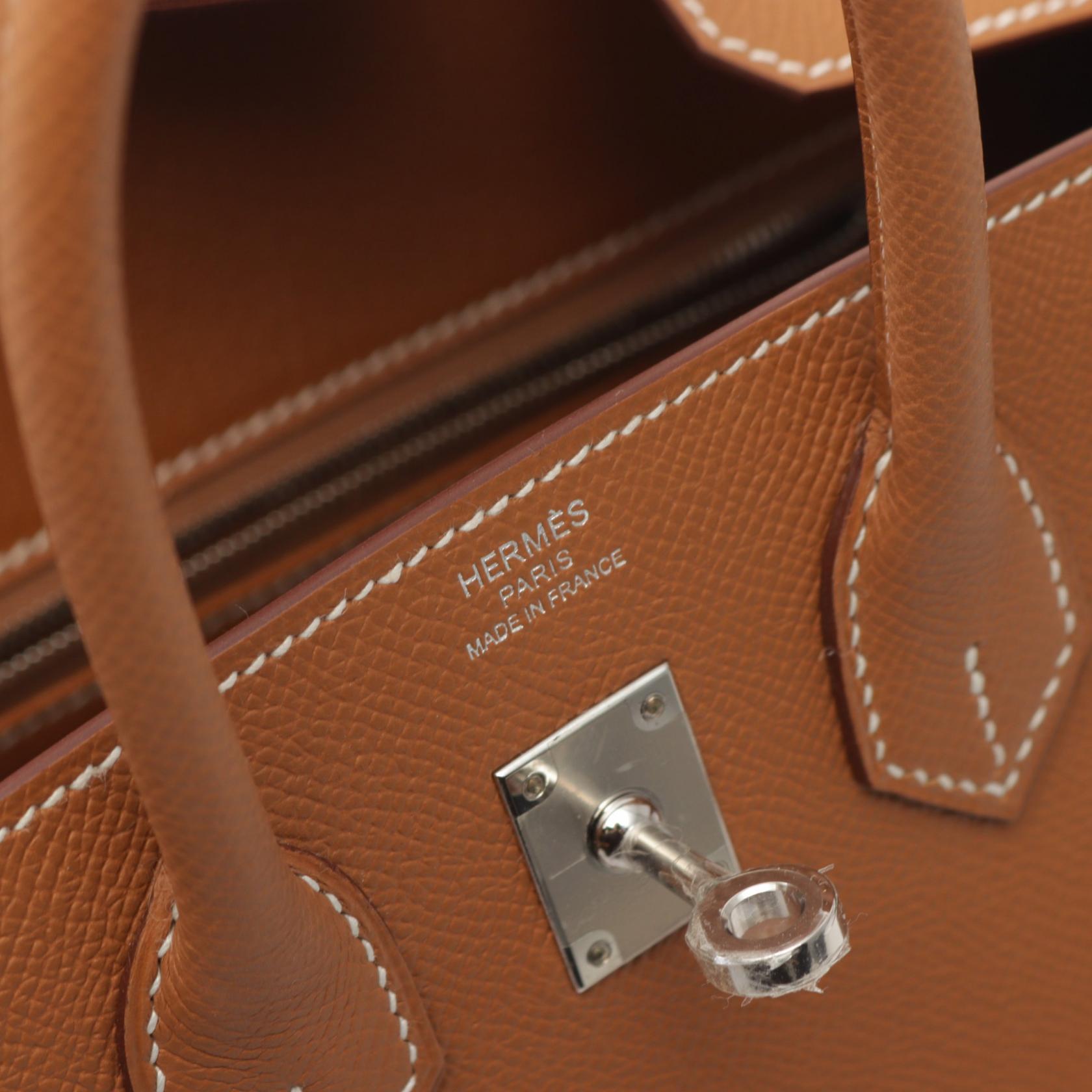 Hermes Birkin 25 Handbag Brown