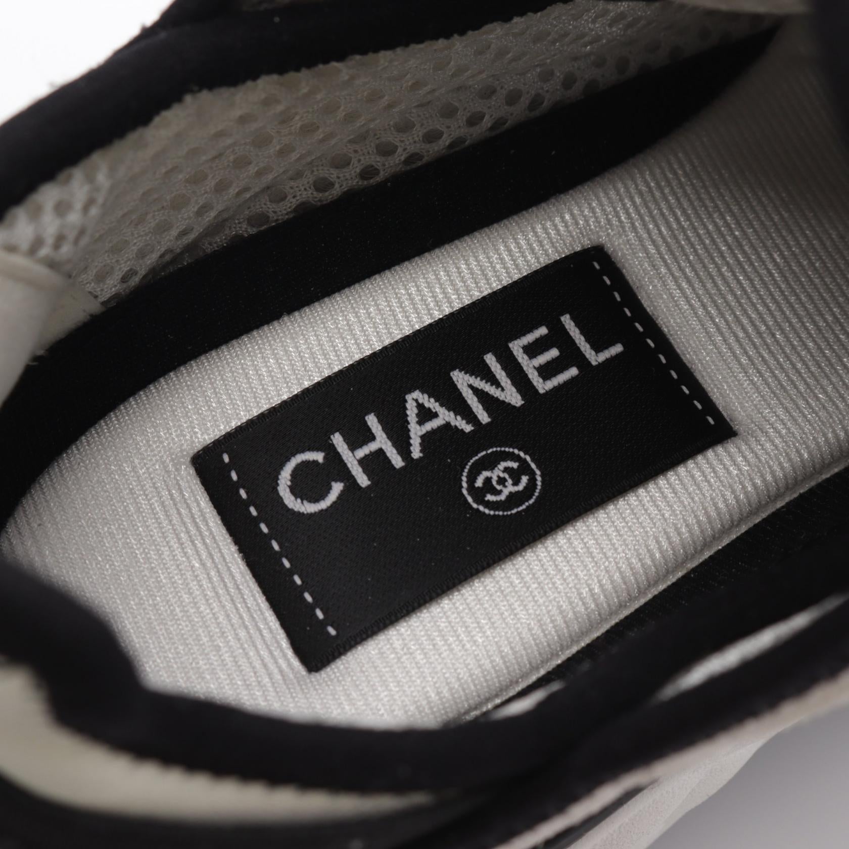 Chanel Suede Fabric Coco Mark Sneakers G39982