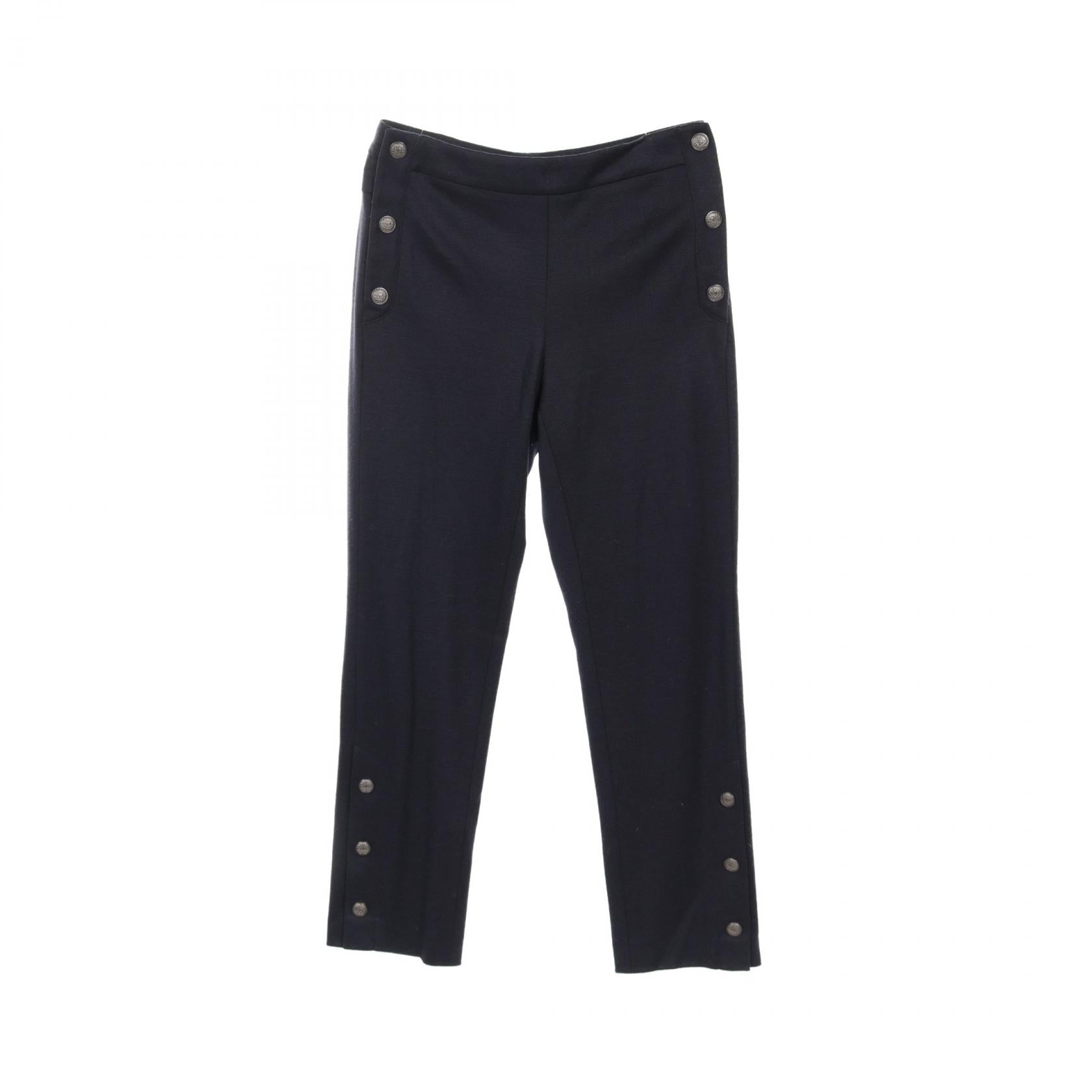 Chanel Wool Pants Navy P46394V34220