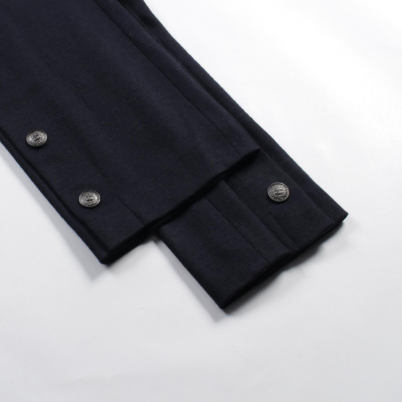 Chanel Wool Pants Navy P46394V34220