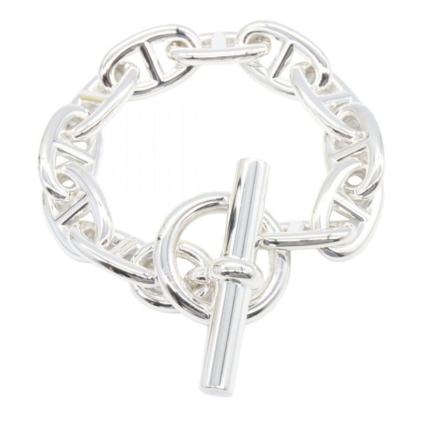 Hermes Chaine d’Ancre TGM Silver Bracelet