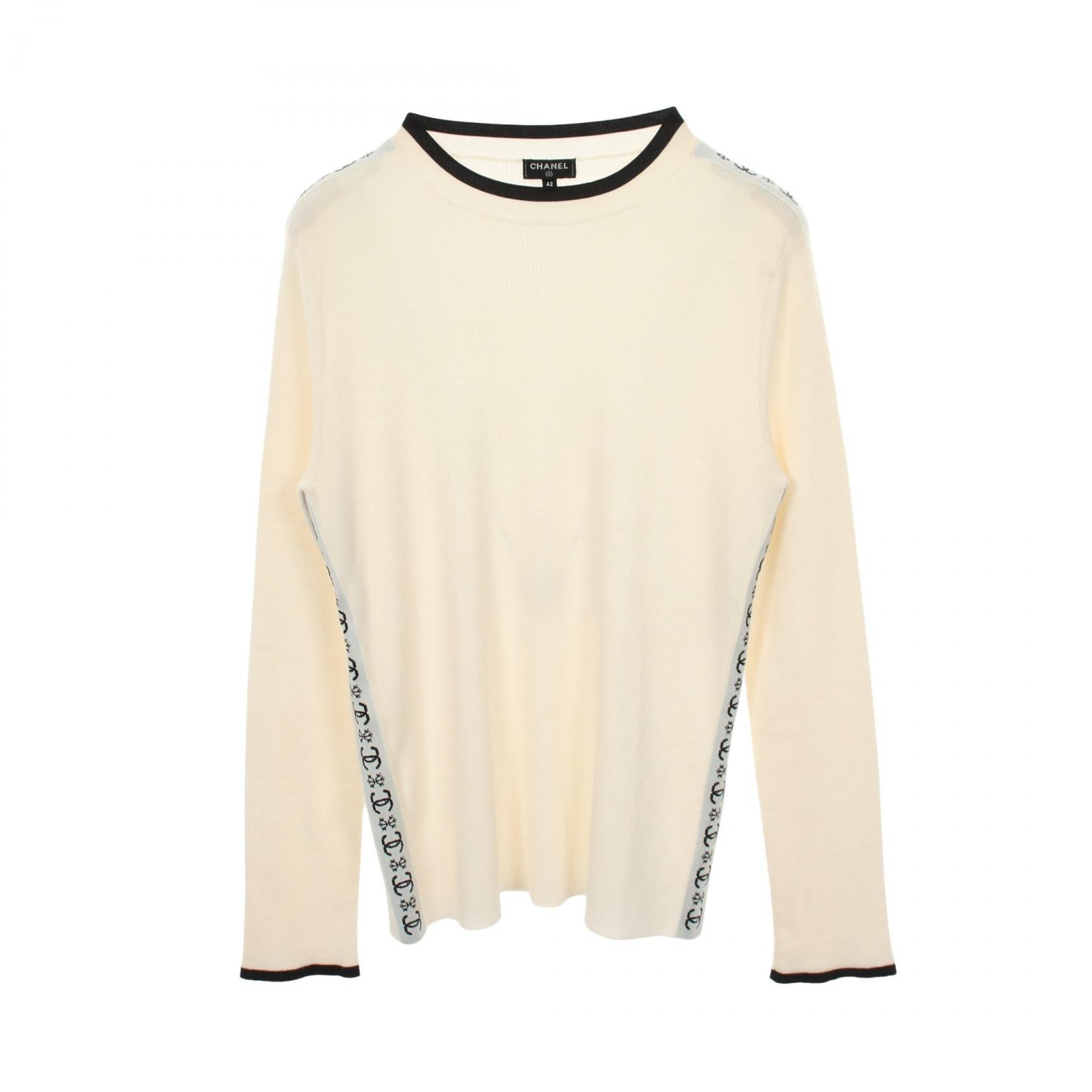 Chanel Cashmere Knit Top