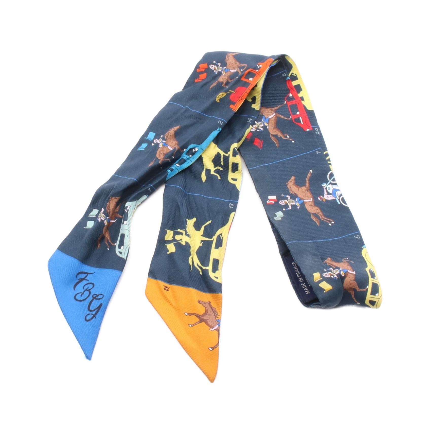 Hermes Twilly HERMES PARADE Scarf