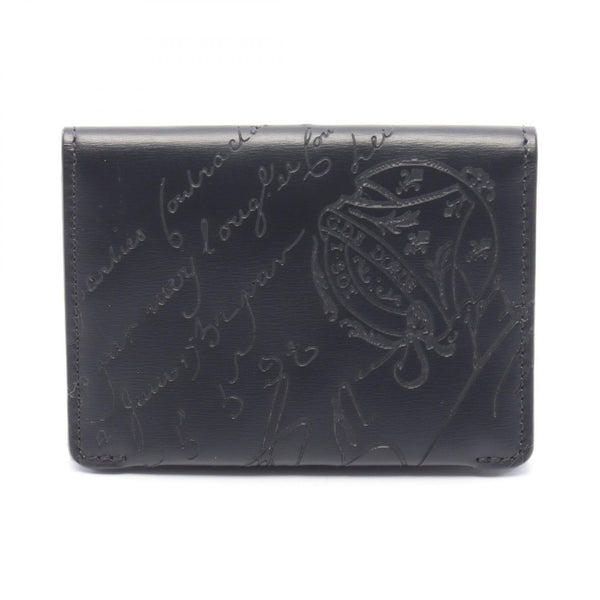 Berluti Calligraphy Leather Card Case