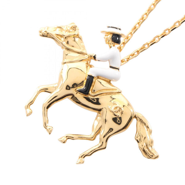 Chanel Coco Mark Horse Riding Necklace