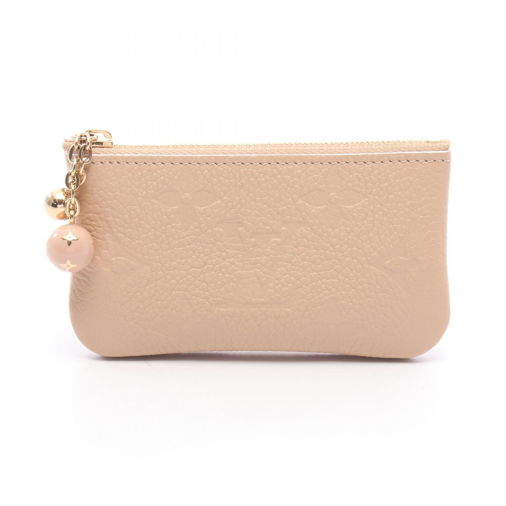 Louis Vuitton Pochette Cle Monogram Empreinte Leather Coin Case