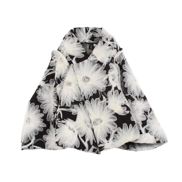 COMME des GARCONS Floral Tulle Embroidered Jacket