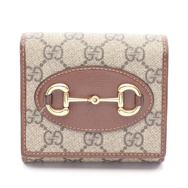 Gucci Horsebit 1955 GG Supreme Bifold Wallet