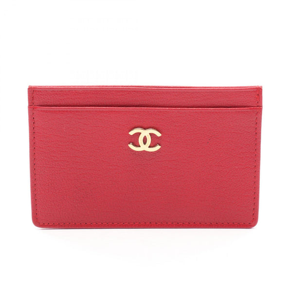 Chanel Coco Mark Leather Card Case