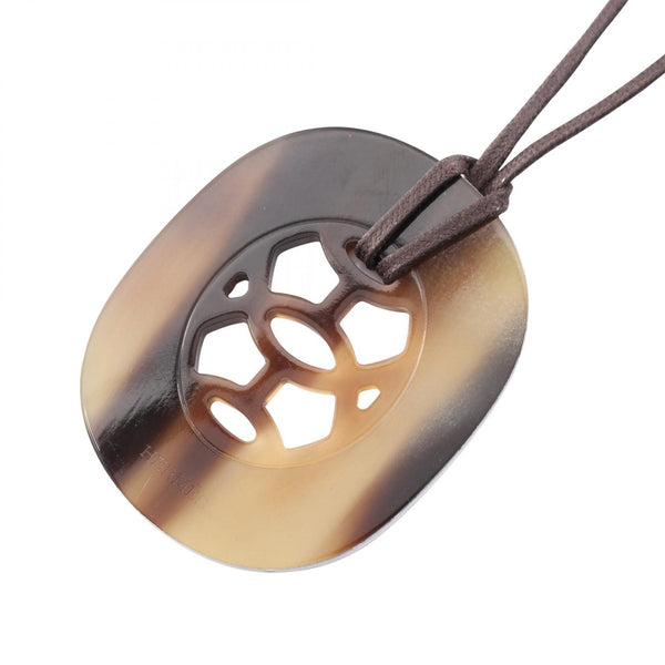Hermes Lift GM Buffalo Horn Necklace