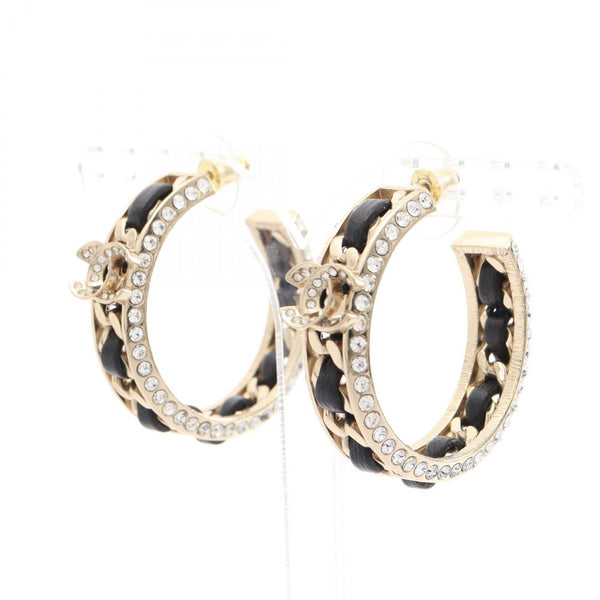 Chanel Coco Mark Hoop Earrings