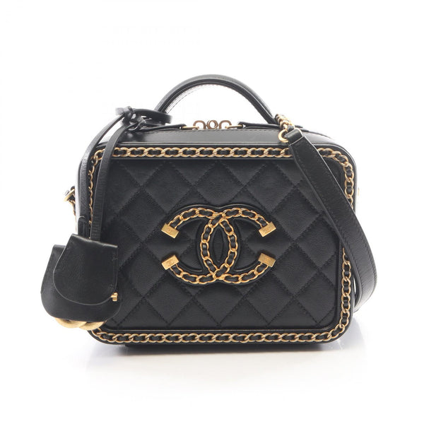 CHANEL CC Filigree Lambskin 2way shoulder bag