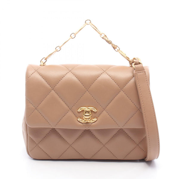 CHANEL Matelasse Lambskin 2way Shoulder Bag