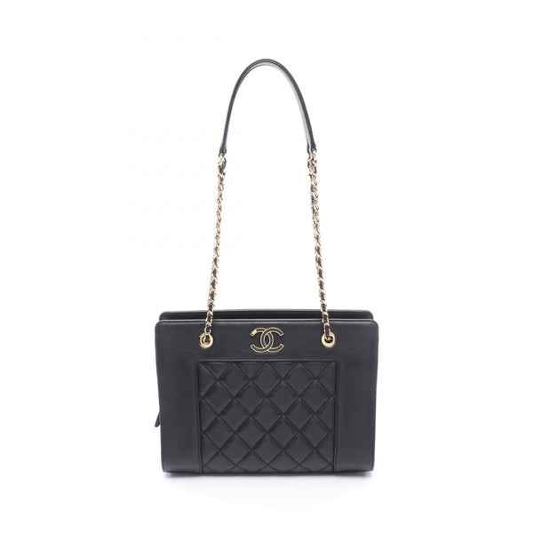 CHANEL Mademoiselle Vintage Lambskin Small Shopping Tote Bag