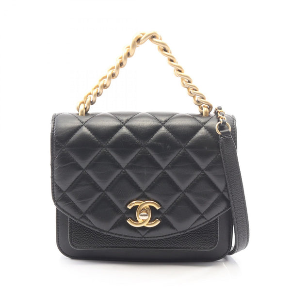 CHANEL Matelasse 2way Leather Shoulder Bag