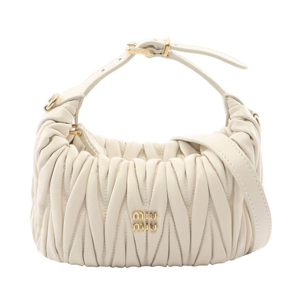 Miu Miu MATELASSE MIU Leather Handbag