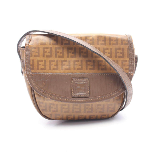 Fendi Zucca Coated Canvas Shoulder Bag