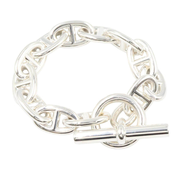 Hermes Chaine d’Ancre TGM Silver Bracelet