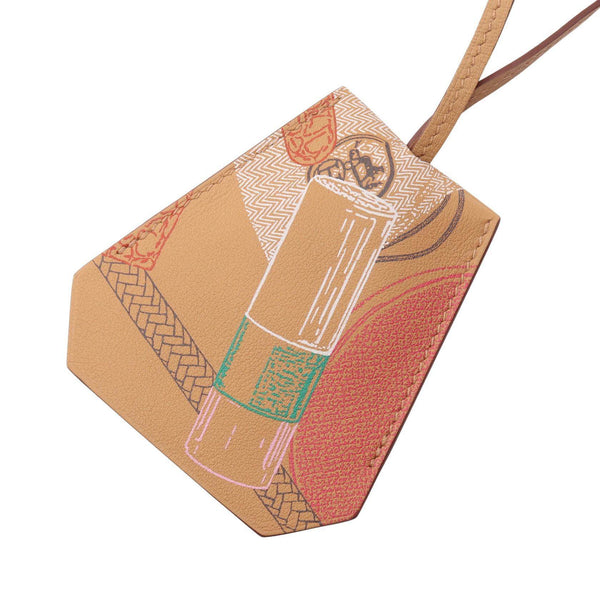 Hermes Clochette In And Out Leather Necklace